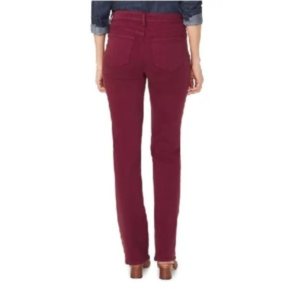 Nydj Marilyn Double Snap Straight Leg Jeans - Picture 3 of 10